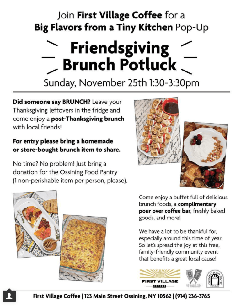 Friendsgiving Potluck at FVC | InOssining.com